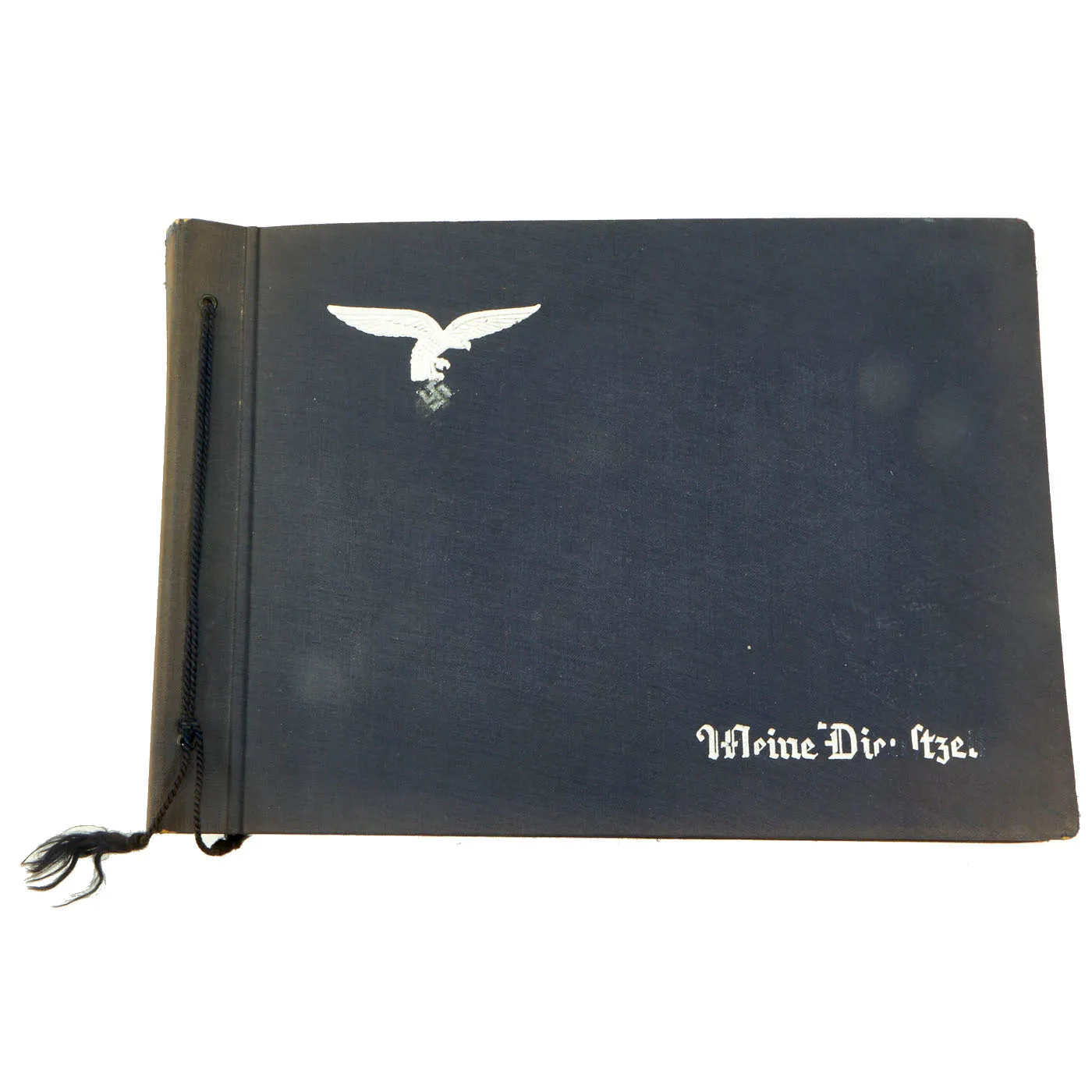 Original German WWII Luftwaffe Service Personal Photo Album Featuring Pictures of Occupied Poland - Meine Dienstzeit - 141 Photos