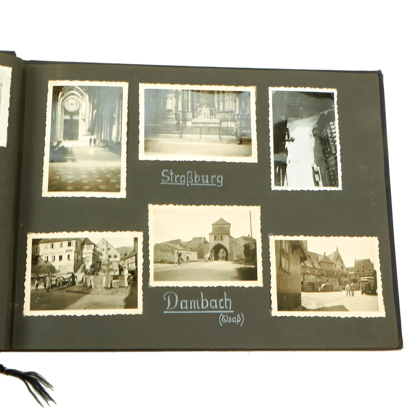 Original German WWII Luftwaffe Service Personal Photo Album Featuring Pictures of Occupied Poland - Meine Dienstzeit - 141 Photos
