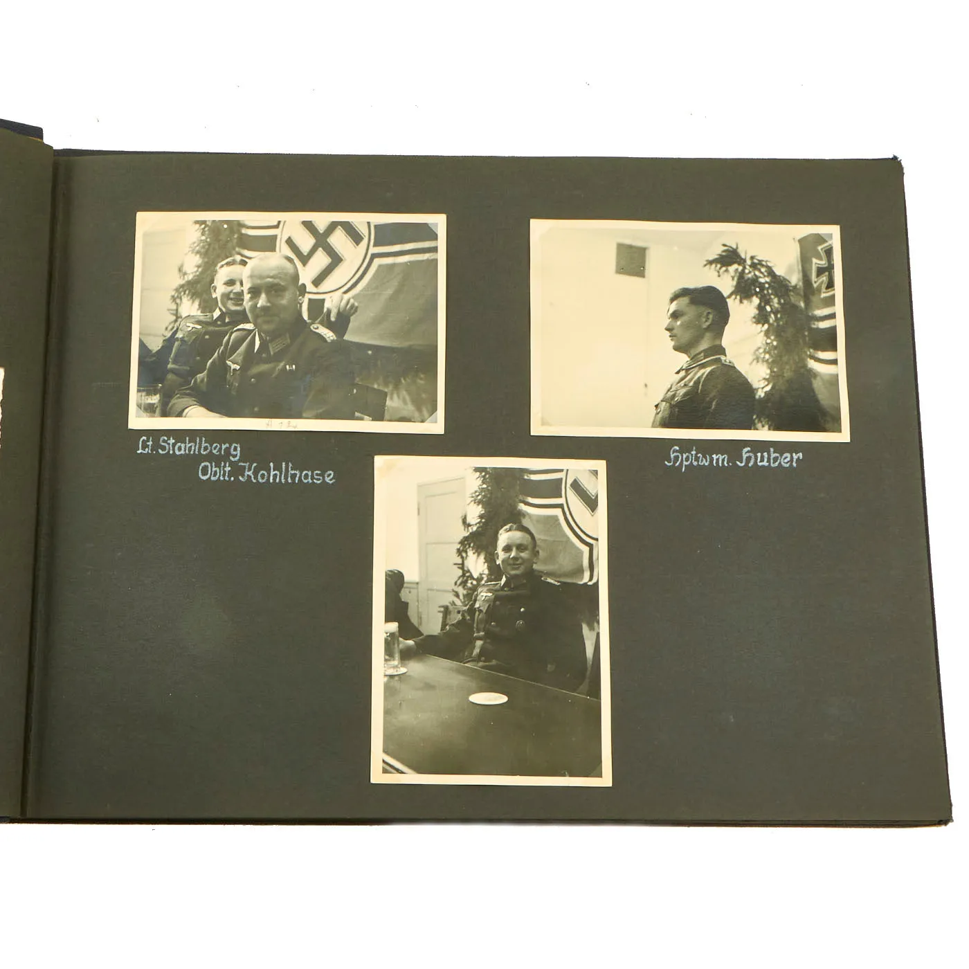Original German WWII Luftwaffe Service Personal Photo Album Featuring Pictures of Occupied Poland - Meine Dienstzeit - 141 Photos