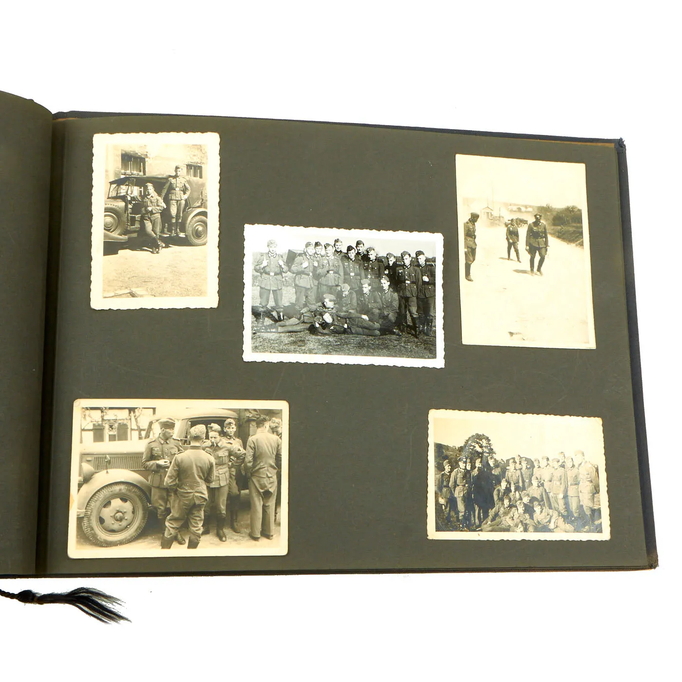 Original German WWII Luftwaffe Service Personal Photo Album Featuring Pictures of Occupied Poland - Meine Dienstzeit - 141 Photos