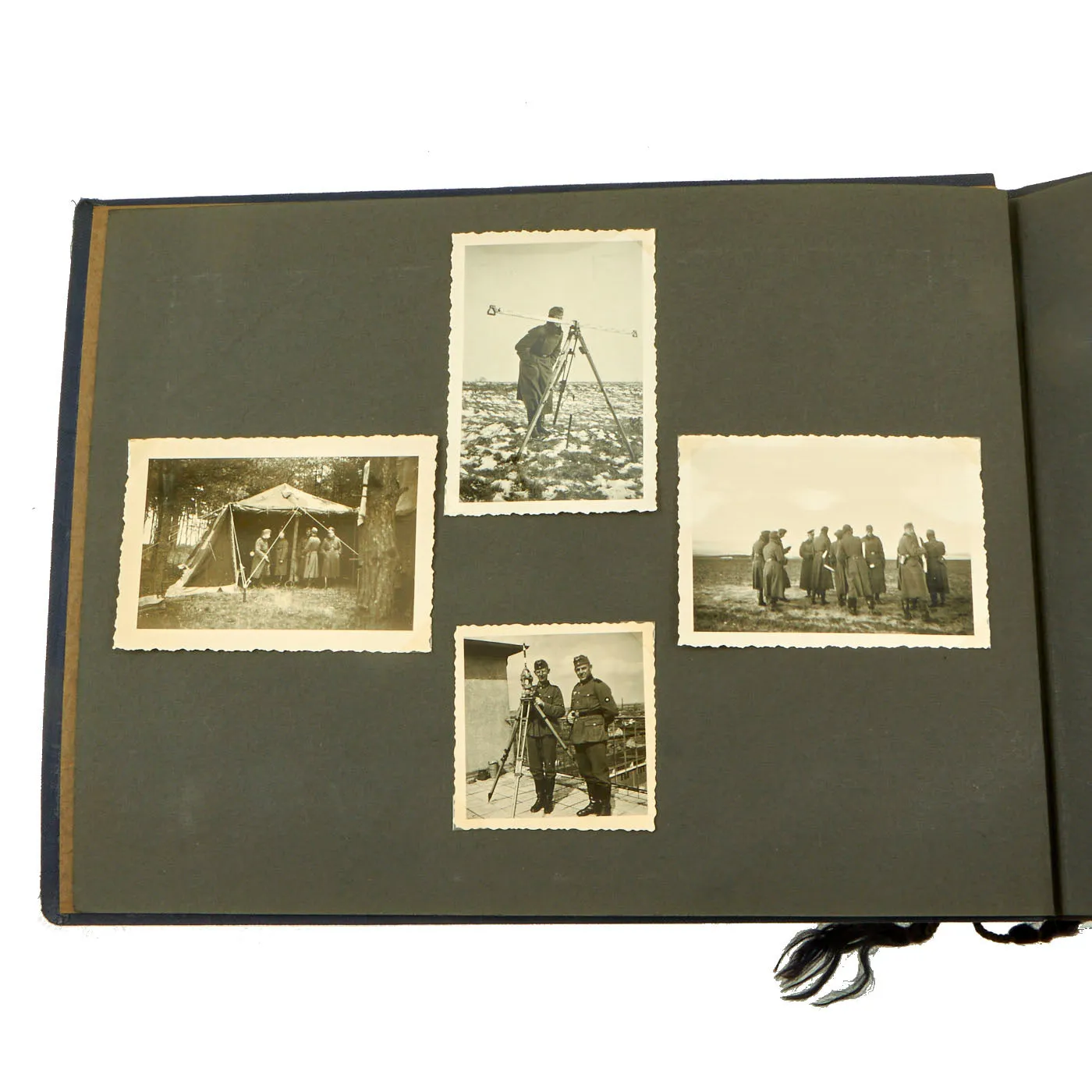 Original German WWII Luftwaffe Service Personal Photo Album Featuring Pictures of Occupied Poland - Meine Dienstzeit - 141 Photos