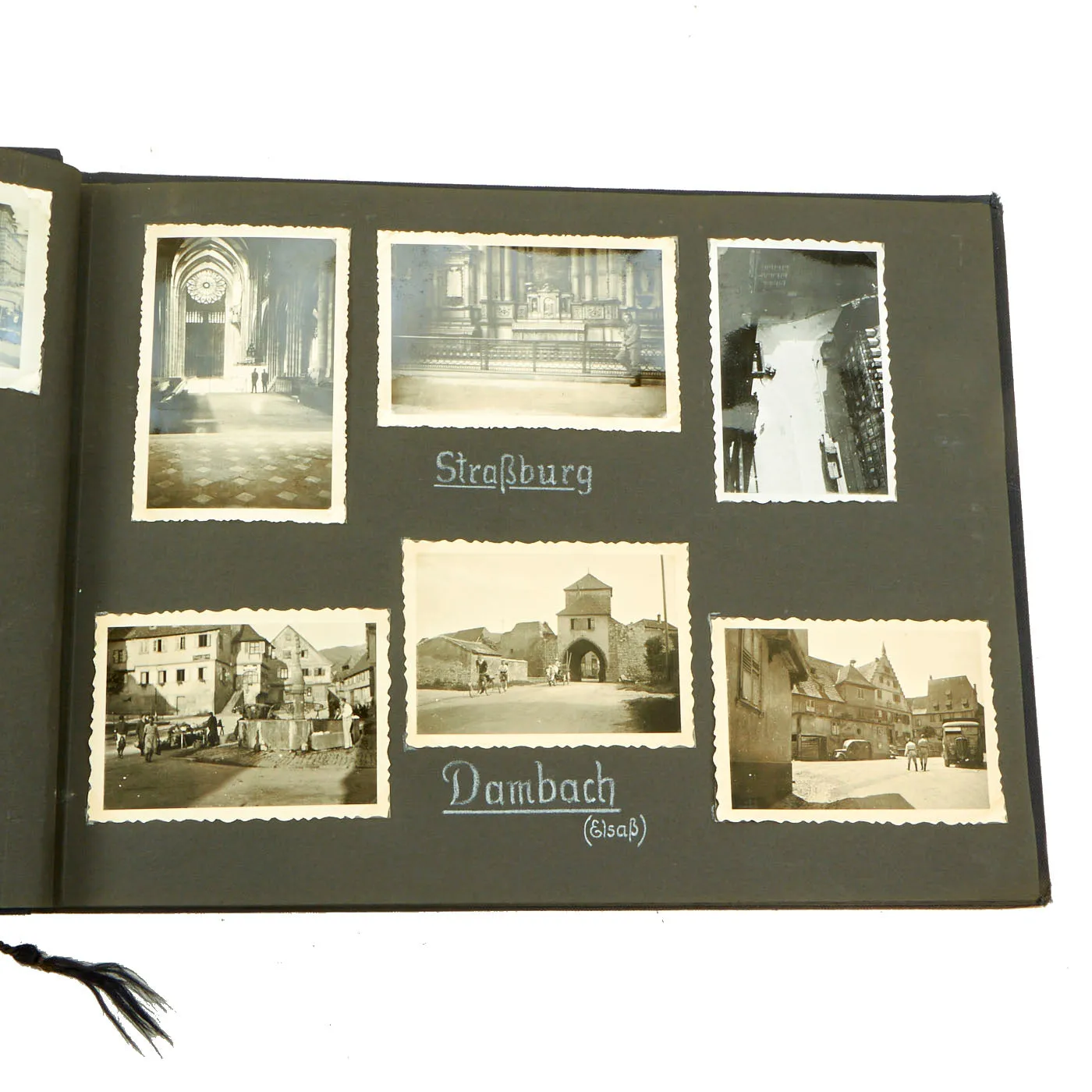 Original German WWII Luftwaffe Service Personal Photo Album Featuring Pictures of Occupied Poland - Meine Dienstzeit - 141 Photos