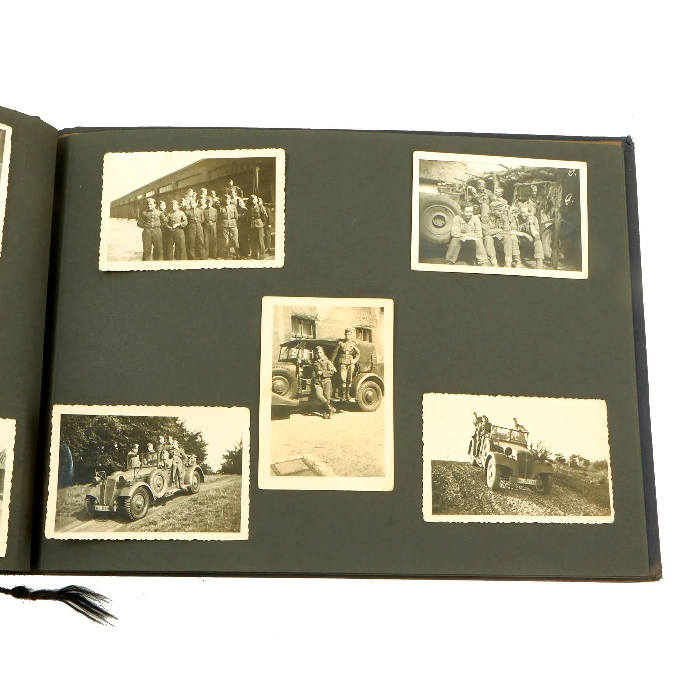 Original German WWII Luftwaffe Service Personal Photo Album Featuring Pictures of Occupied Poland - Meine Dienstzeit - 141 Photos