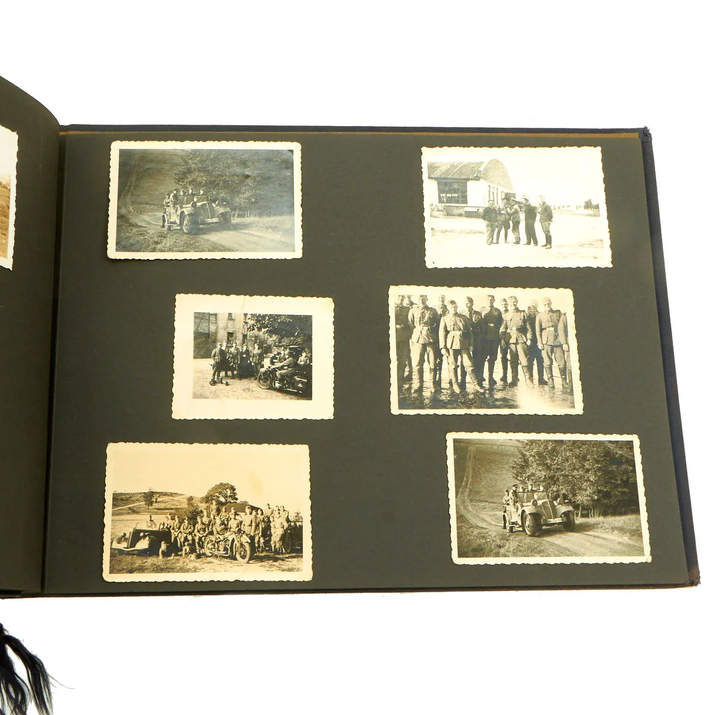 Original German WWII Luftwaffe Service Personal Photo Album Featuring Pictures of Occupied Poland - Meine Dienstzeit - 141 Photos