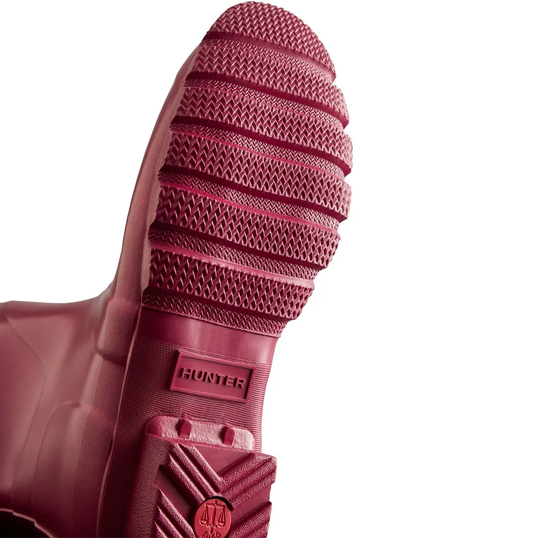 Original Short Nebula Wellingtons - Hayes Burgundy by Hunter