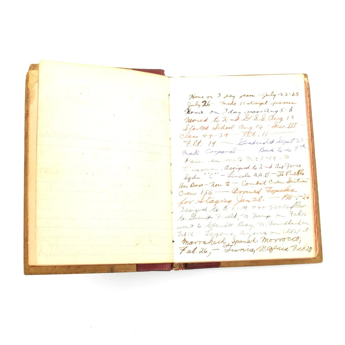 Original U.S. WWII B-24 Brokan Dollah 759th Bomb Squadron Named A-2 Flight Jacket with Diary