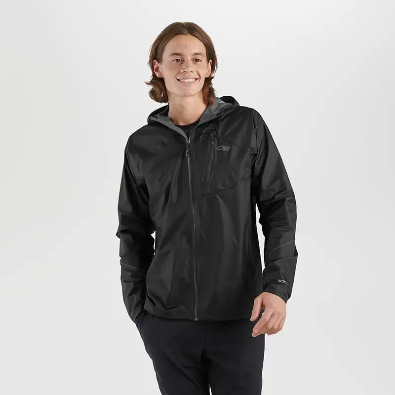 Outdoor Research Men&#x27;s Helium Rain Jacket Black | Buy Outdoor Research Men&#x27;s Helium Rain Jacket Black here | Outnorth