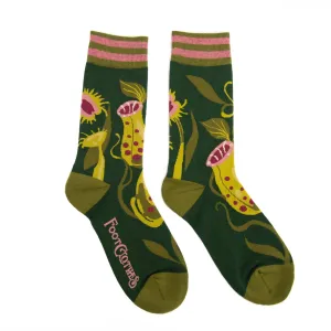 Pitcher Plant Unisex Crew Socks
