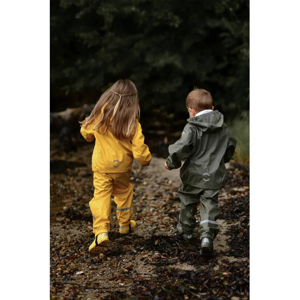 PU Rainwear (Regular pants) - Dusty Olive