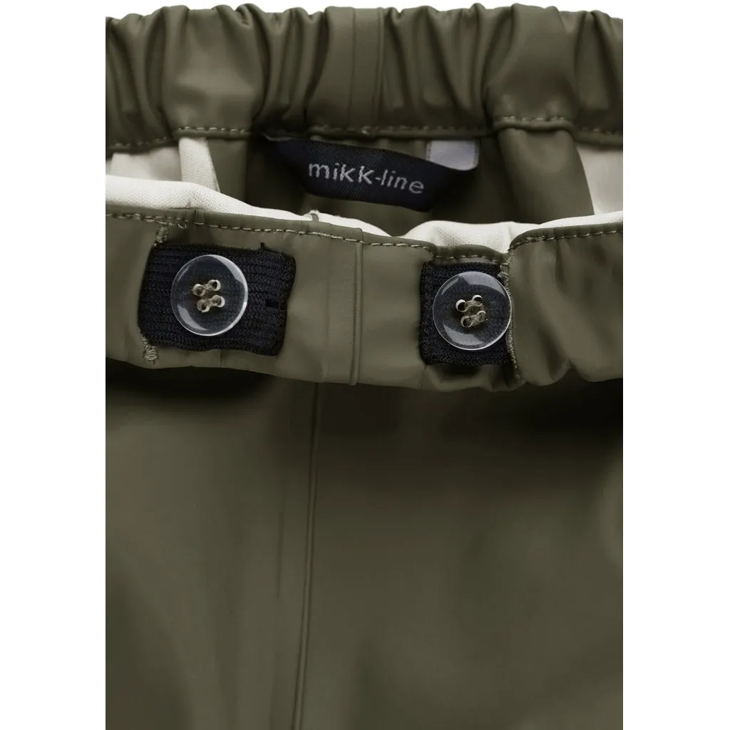PU Rainwear (Regular pants) - Dusty Olive