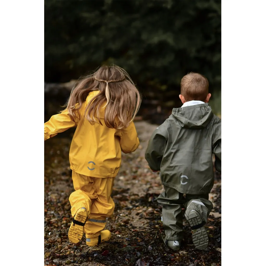 PU Rainwear (Regular pants) - Sunflower