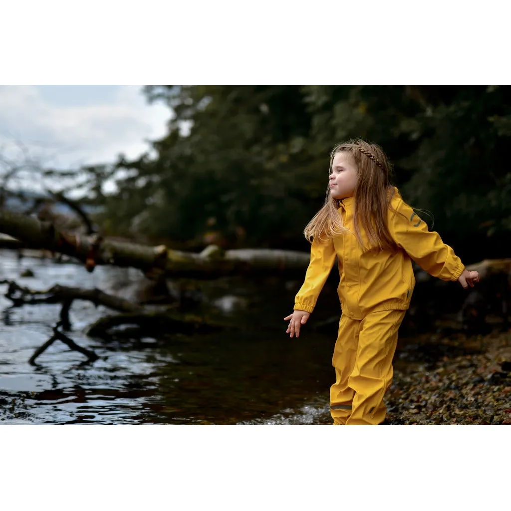 PU Rainwear (Regular pants) - Sunflower