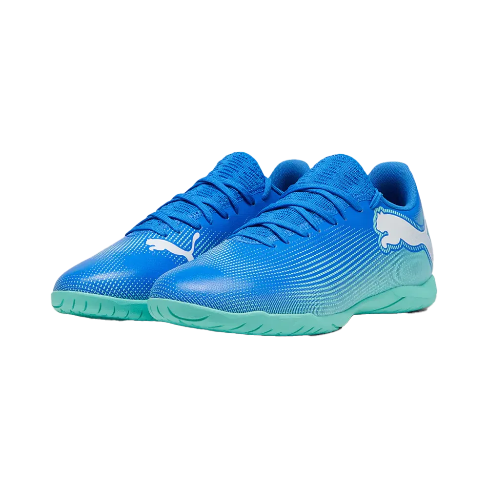 Puma Future 7 Play IT Indoor Football Shoes (Hyperlink Blue/Mint)