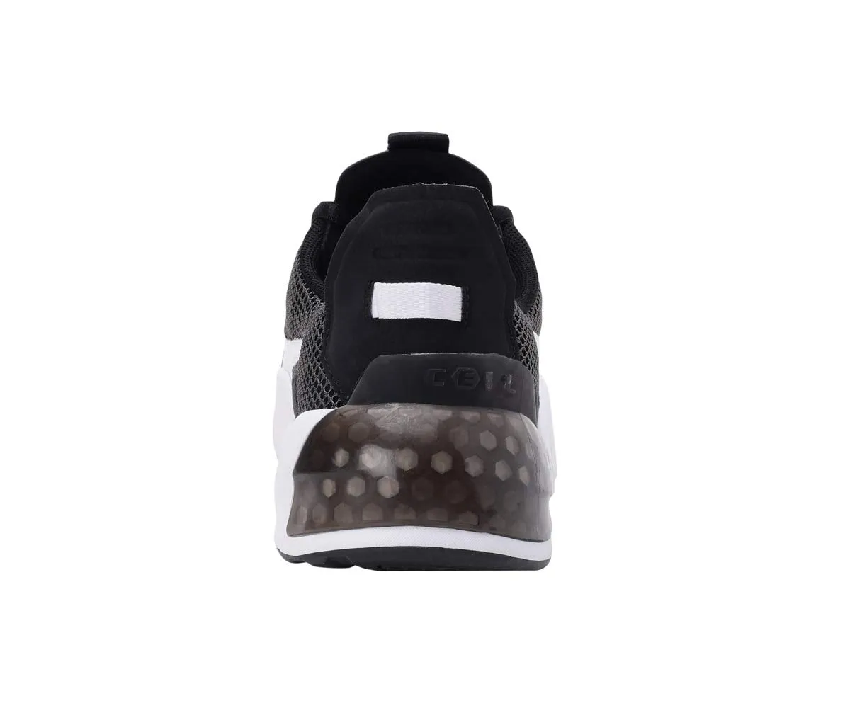 PUMA Men's Cell Phase Black White Track and Field Shoe