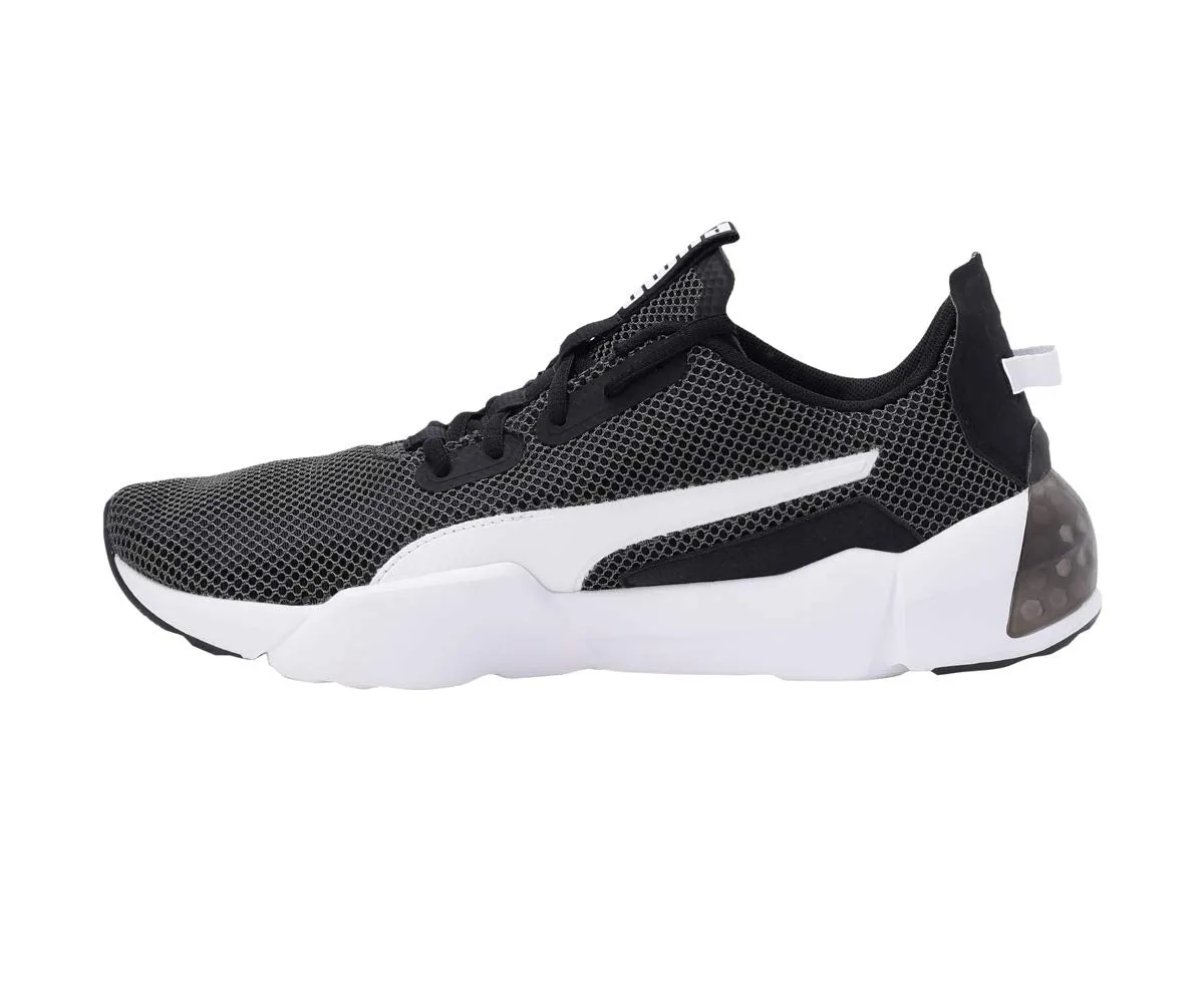 PUMA Men's Cell Phase Black White Track and Field Shoe