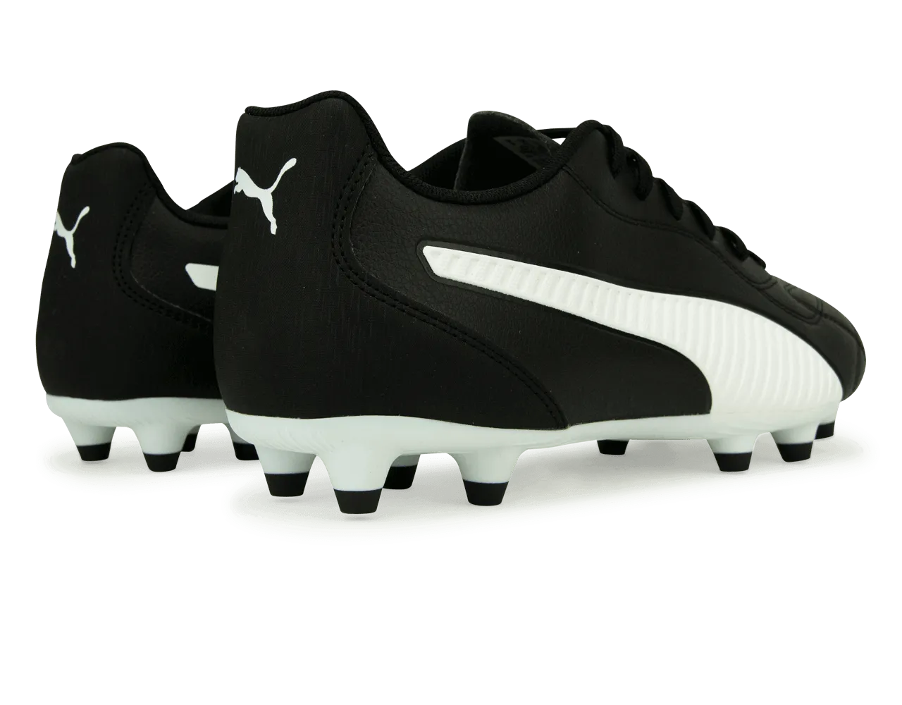 PUMA Men's Monarch II FG/AG Black/White