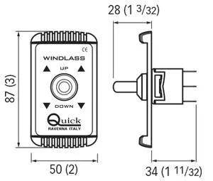 QUICK QUICK UP/DOWN TOGGLE SWITCH 820