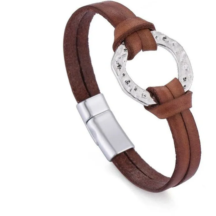 Rain Leather Bracelet