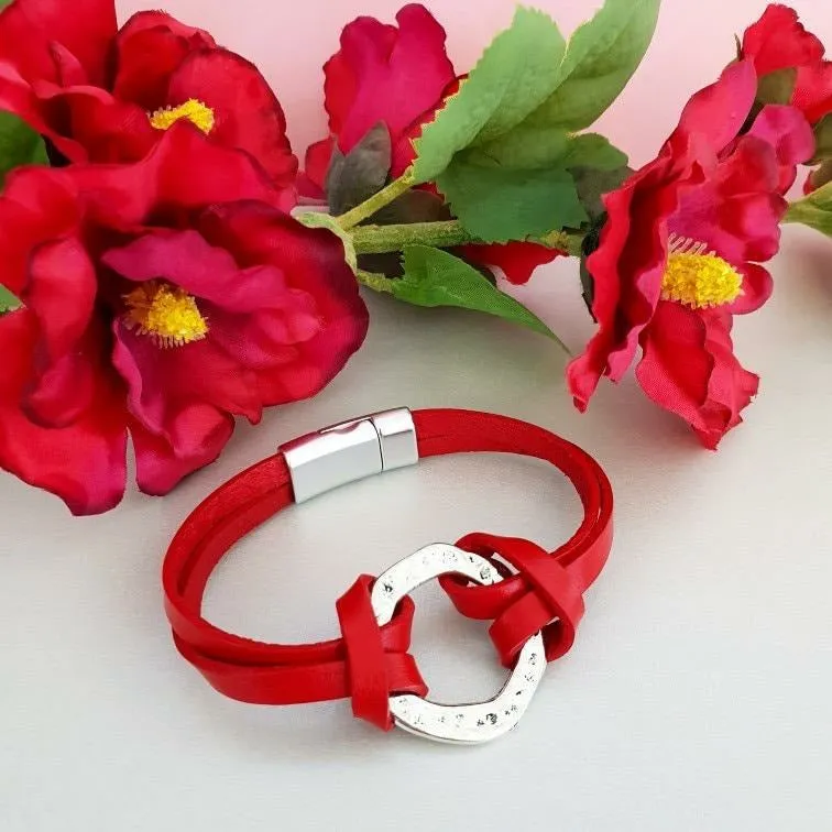 Rain Leather Bracelet