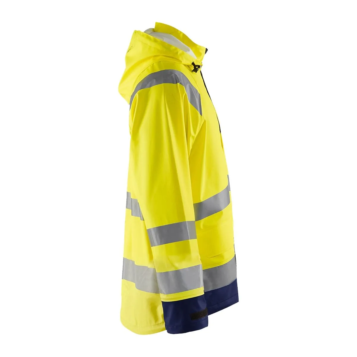 Rain&#x20;Jacket&#x20;Level&#x20;1&#x20;4323&#x20;High&#x20;Vis&#x20;Geel&#x2F;Zwart&#x20;-&#x20;Bl&#xE5;kl&#xE4;der