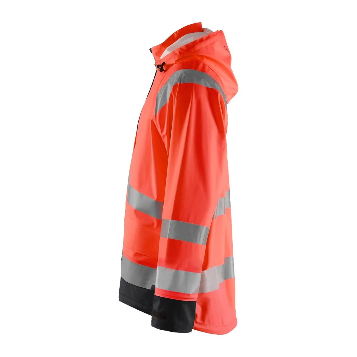 Rain&#x20;Jacket&#x20;Level&#x20;1&#x20;4323&#x20;High&#x20;Vis&#x20;Oranje&#x2F;Marineblauw&#x20;-&#x20;Bl&#xE5;kl&#xE4;der