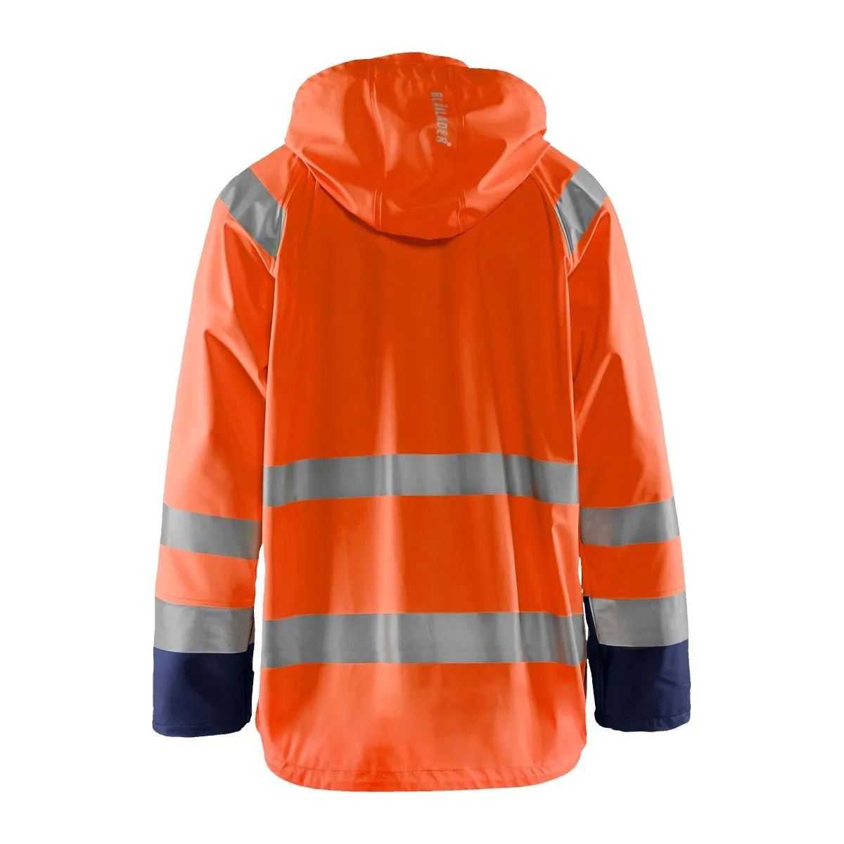 Rain&#x20;Jacket&#x20;Level&#x20;1&#x20;4323&#x20;High&#x20;Vis&#x20;Oranje&#x2F;Marineblauw&#x20;-&#x20;Bl&#xE5;kl&#xE4;der