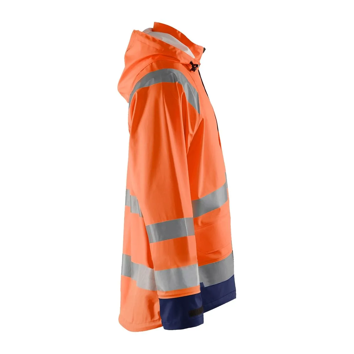 Rain&#x20;Jacket&#x20;Level&#x20;1&#x20;4323&#x20;High&#x20;Vis&#x20;Rood&#x2F;Zwart&#x20;-&#x20;Bl&#xE5;kl&#xE4;der