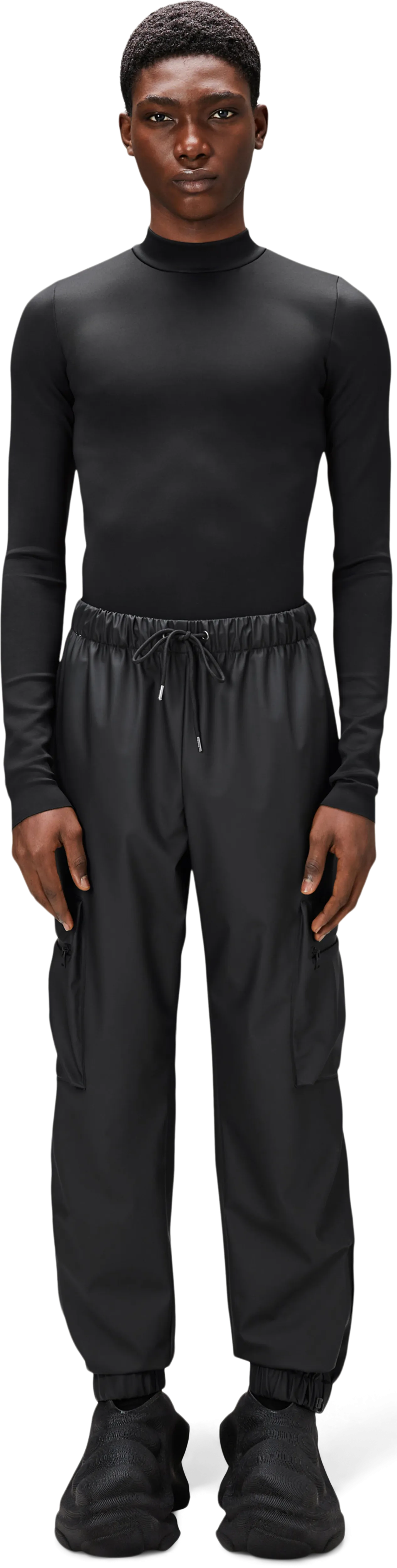 Rains Unisex Cargo Rain Pants Regular W3 Black | Buy Rains Unisex Cargo Rain Pants Regular W3 Black here | Outnorth