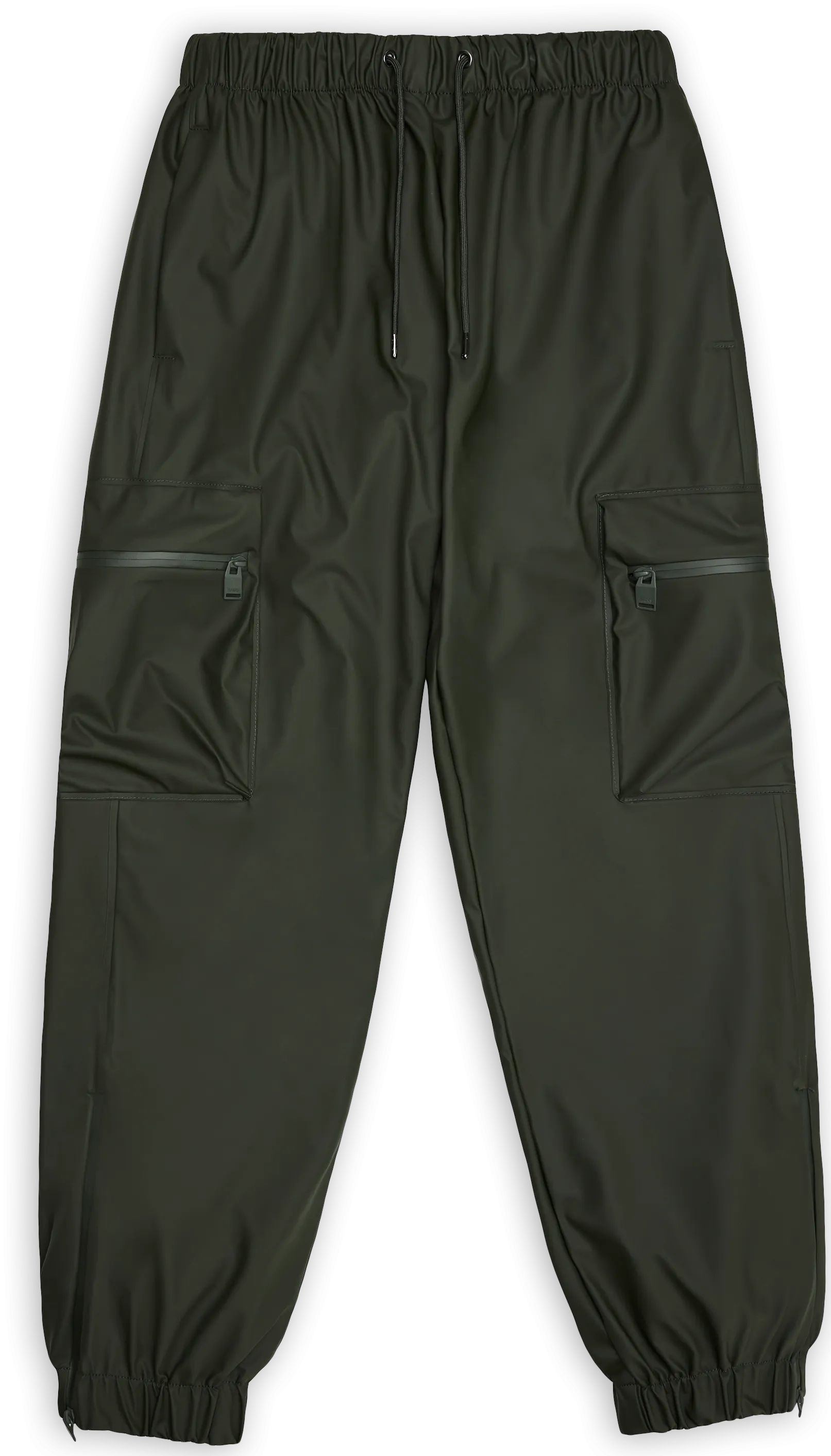 Rains Unisex Cargo Rain Pants Regular W3 Green | Buy Rains Unisex Cargo Rain Pants Regular W3 Green here | Outnorth