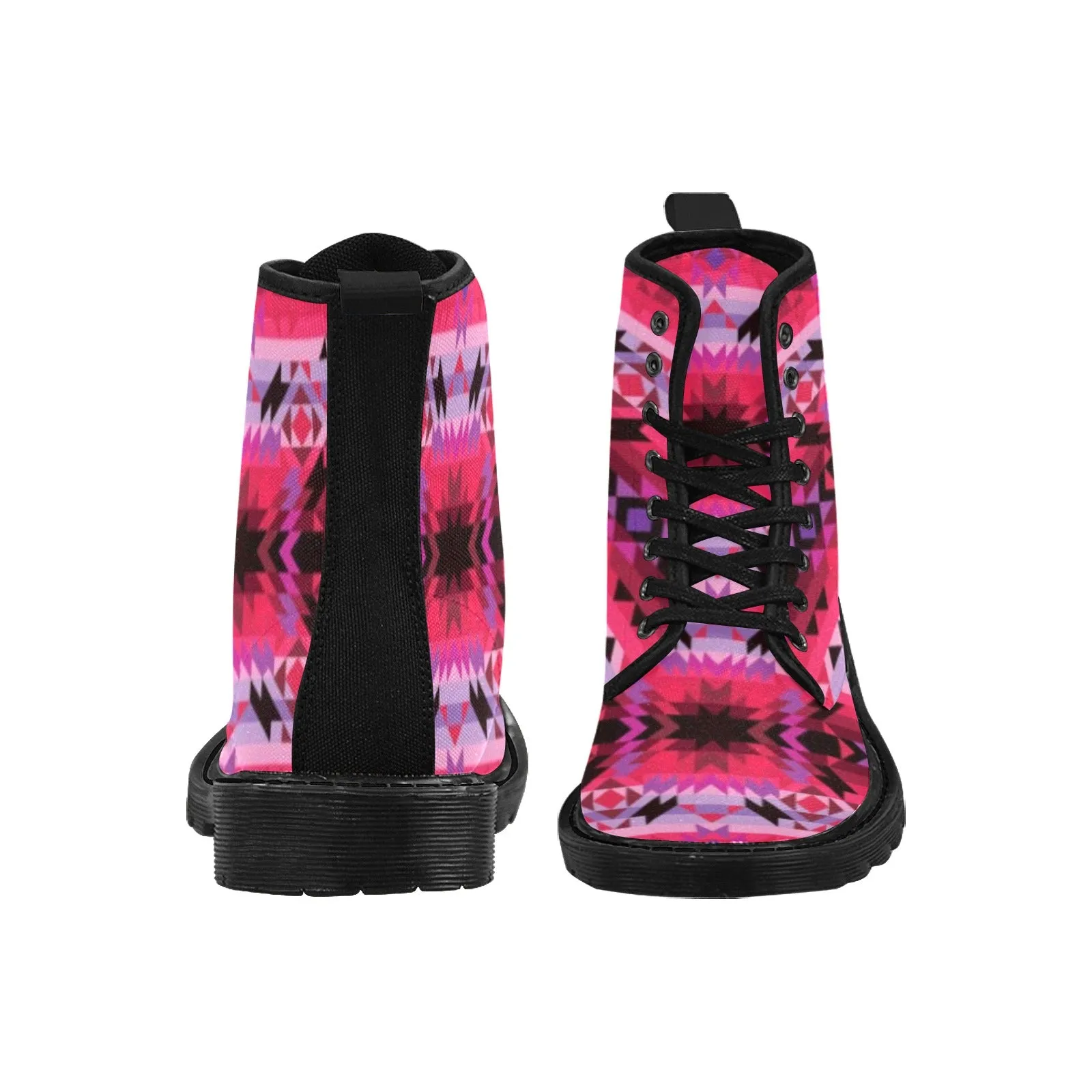 Red Star Boots for Women (Black)