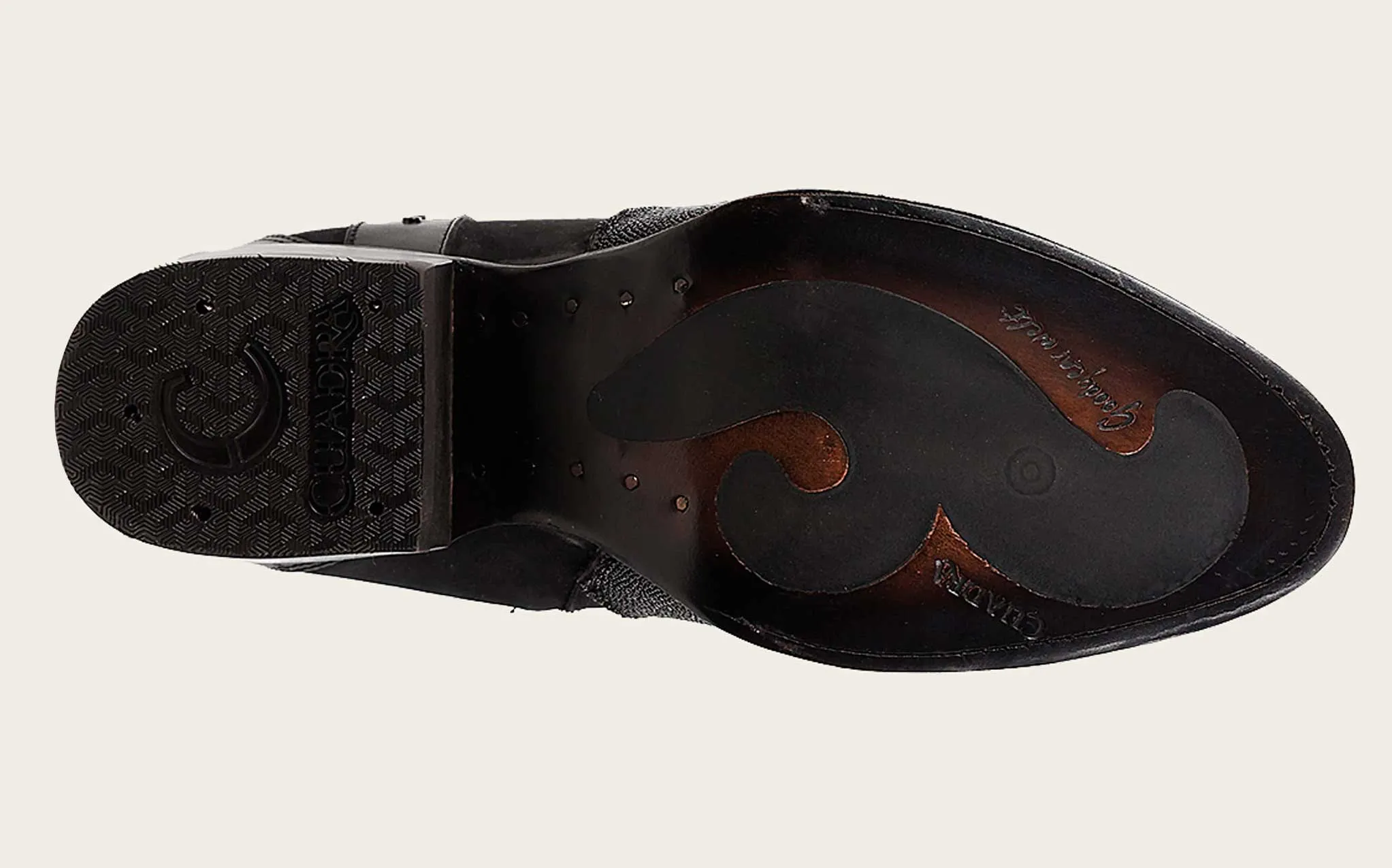 Riding style black elegant stingray boot