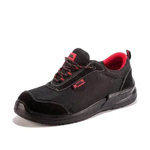 Safety Steel Toe Cap Trainers with Steel Midsole Shoe | Black Hammer Safety Shoes 4482