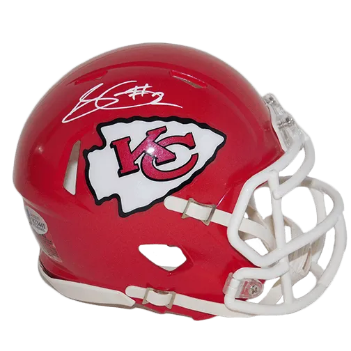 Sammy Watkins Autographed Kansas City Chiefs Red Speed Mini Football Helmet (Beckett)