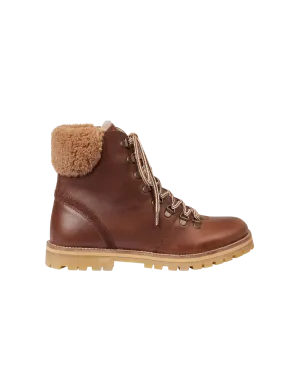 Shearling Winter Boot Women - Hazelnut