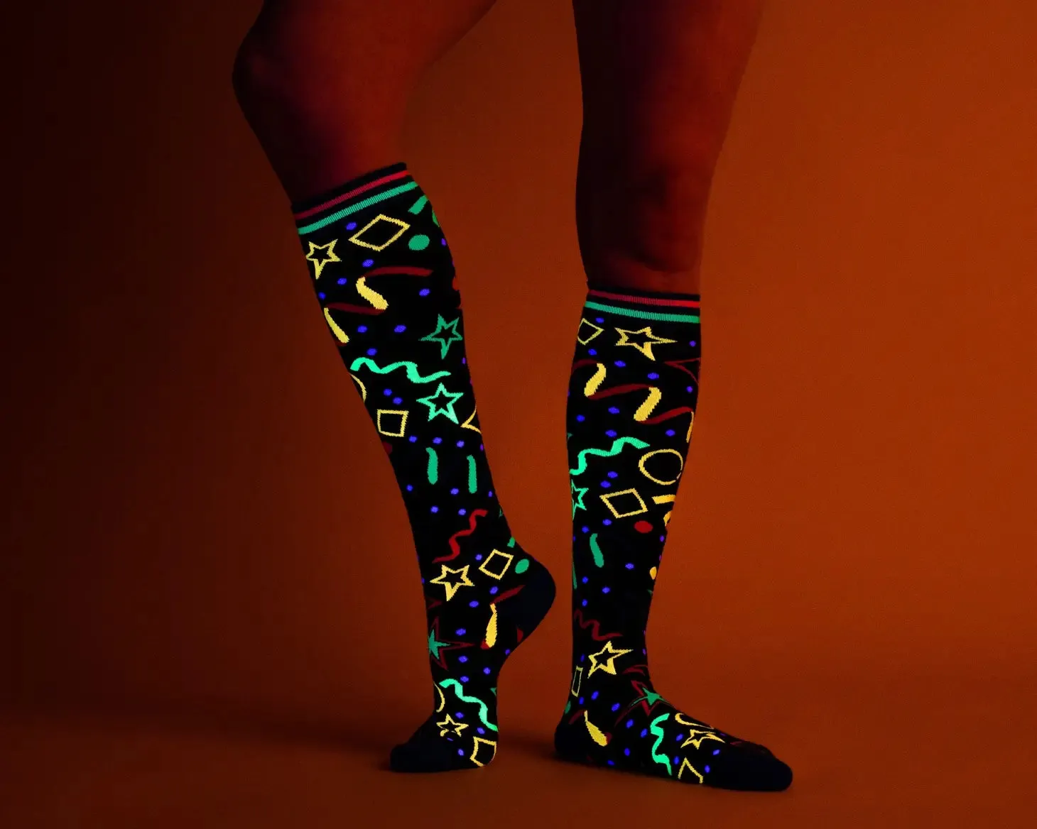 Skate Rink Carpet Unisex Knee Socks