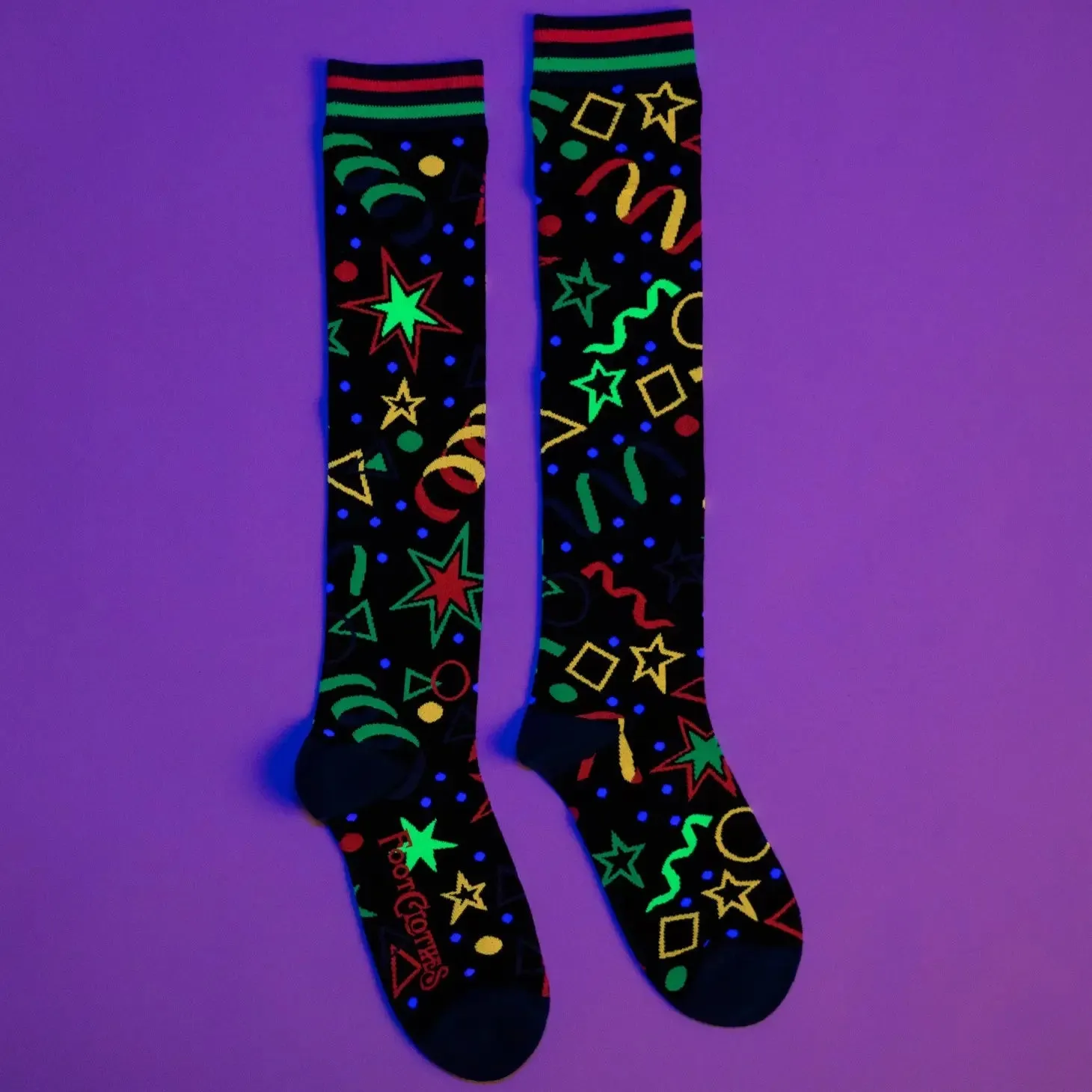 Skate Rink Carpet Unisex Knee Socks
