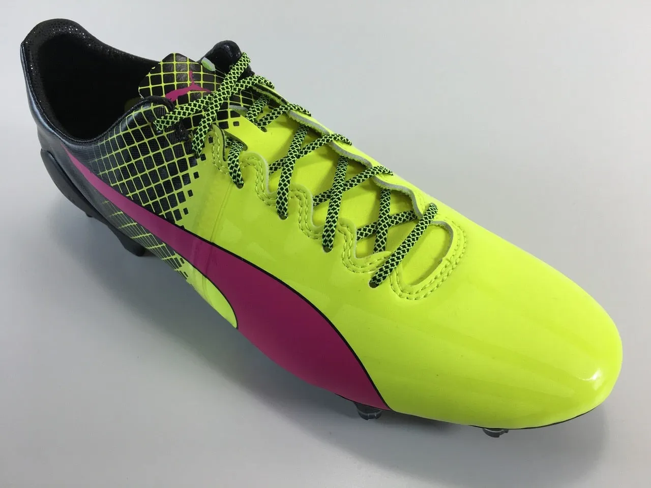 SR4U Laces Grid Black/Neon Yellow Premium