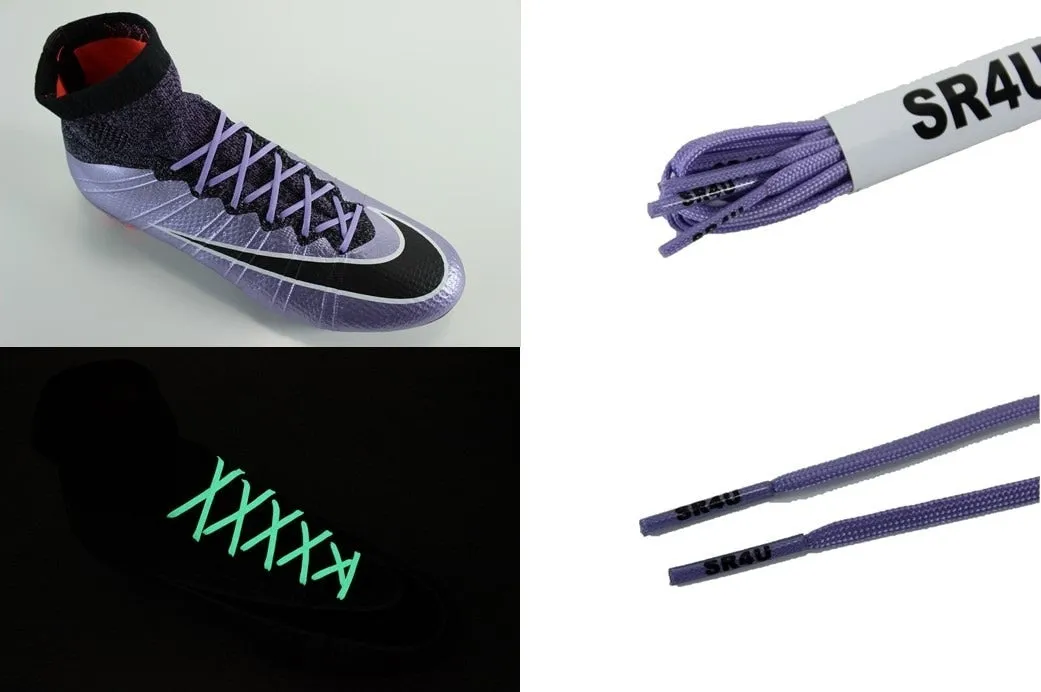 SR4U Laces Purple Glow in the Dark