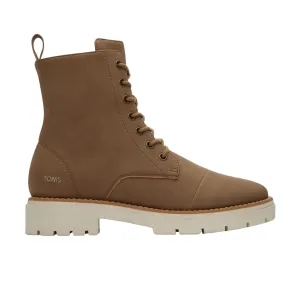 TOMS - Alaya Lace-up Lug Combat Booties