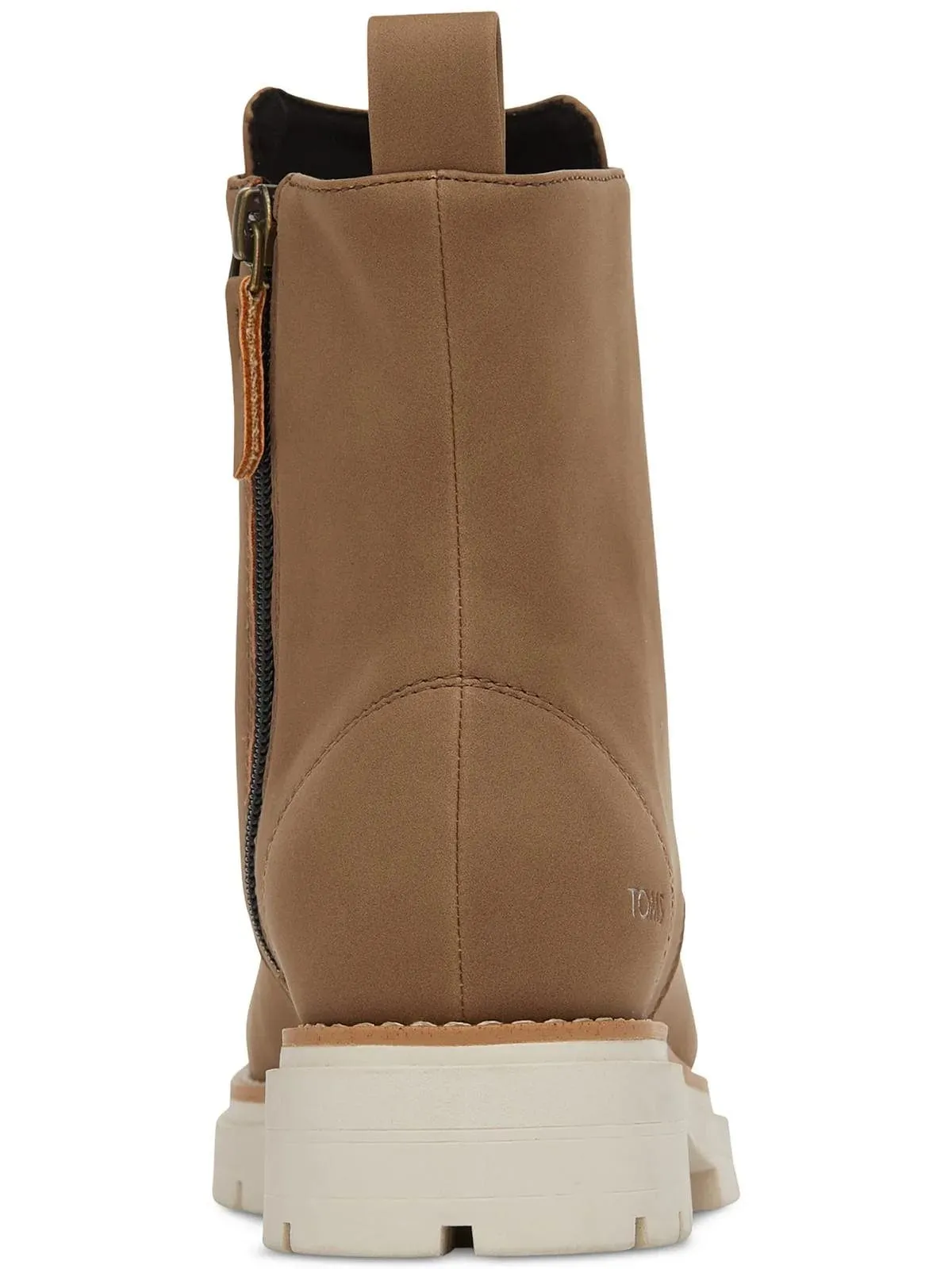 TOMS - Alaya Lace-up Lug Combat Booties