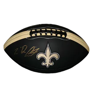 Tre'Quan Smith #10 New Orleans Saints Black Football (JSA)