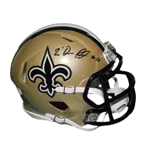 Tre'Quan Smith New Orleans Saints Autographed Mini Football Speed Helmet (JSA)
