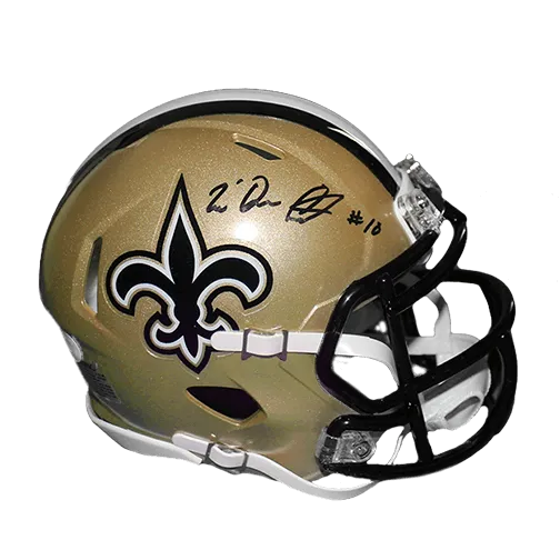 Tre'Quan Smith New Orleans Saints Autographed Mini Football Speed Helmet (JSA)