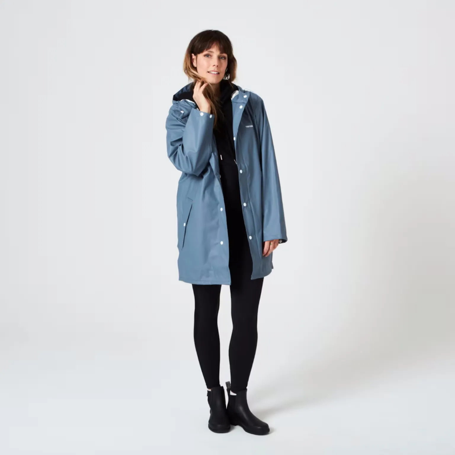 Tretorn Unisex Wings Rain Jacket Stone Blue | Buy Tretorn Unisex Wings Rain Jacket Stone Blue here | Outnorth