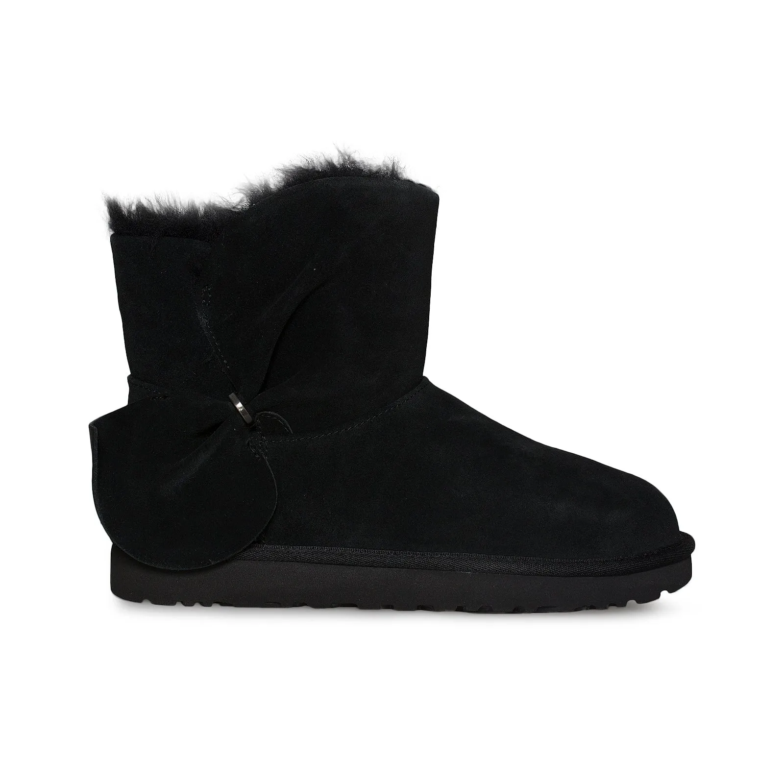 UGG Classic Mini Twist Black Boots - Women's