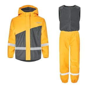 Urberg Kids&#x27; Sylte PU Rain Set Sunflower | Buy Urberg Kids&#x27; Sylte PU Rain Set Sunflower here | Outnorth
