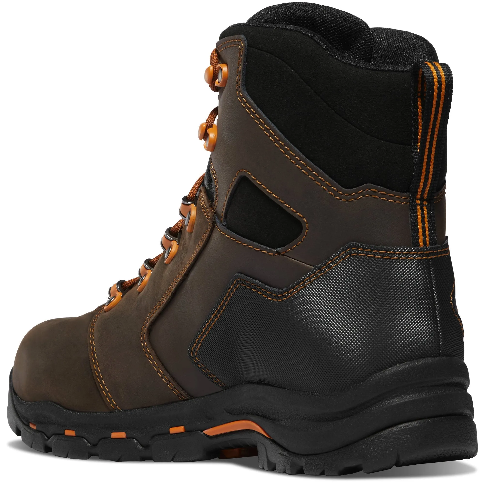 Vicious 6 Inch Composite-Toe NMT Work Boot Brown/Orange