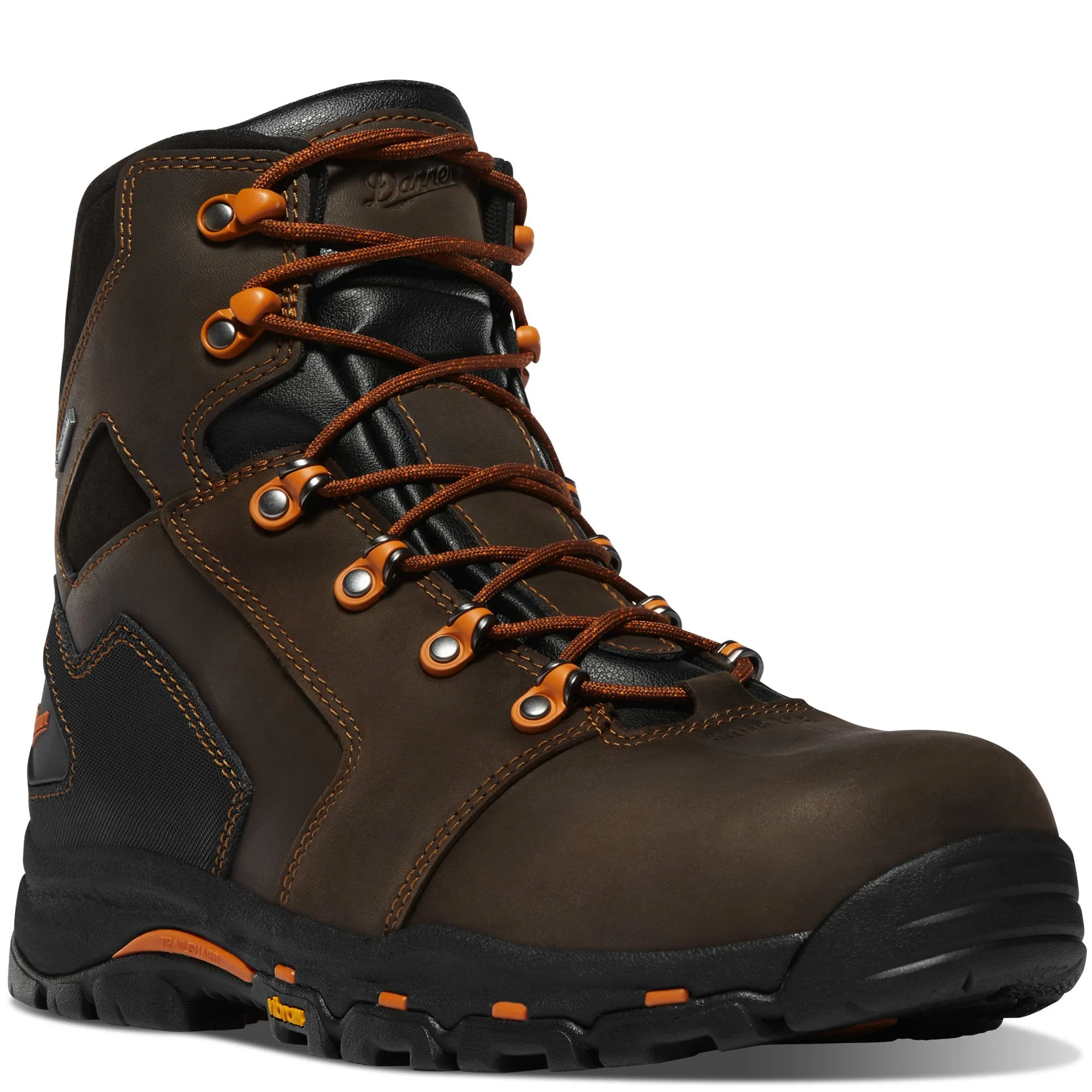Vicious 6 Inch Composite-Toe NMT Work Boot Brown/Orange
