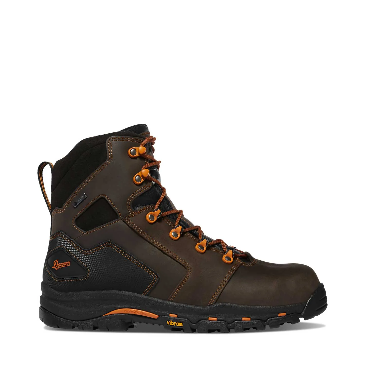 Vicious 6 Inch Composite-Toe NMT Work Boot Brown/Orange