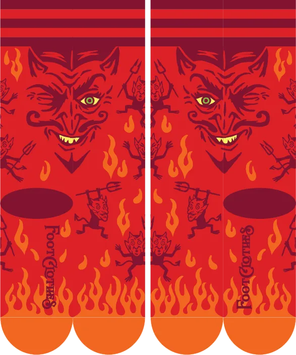 Vintage Devil Unisex Crew Socks